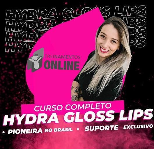 Curso Hydra Gloss Lips hidratação labial 1 Curso Hydra Gloss Lips Pro