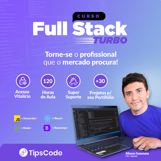 curso-desenvolvedor-full-stack-turbo-1-2 Desenvolvedor Full Stack Turbo TIPSCODE Metodologia Step by Step