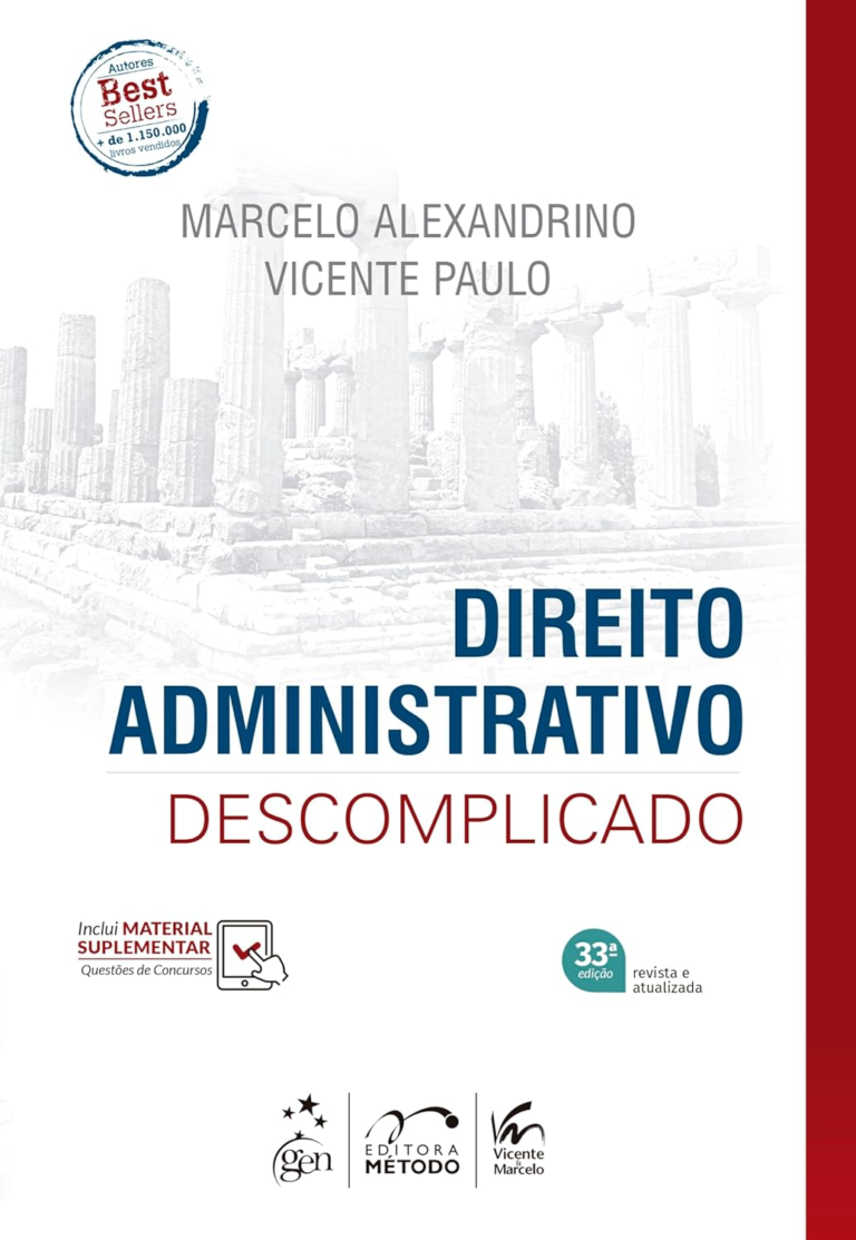 Livro Direito Administrativo Descomplicado por Marcelo Alexandrino e Vicente Paulo | PDF