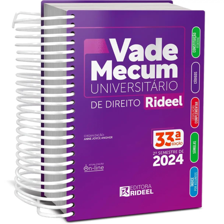 Livro: Vade Mecum Universitário De Direito Rideel – 33ª Edição – 2024 | PDF