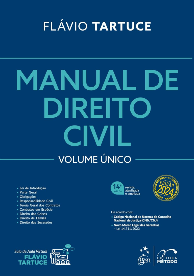 Livro Manual de Direito Civil – Vol. Único por Flávio Tartuce | PDF |