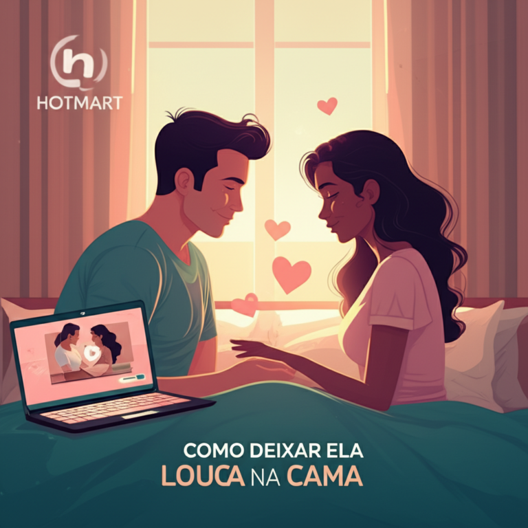 Ilustração discreta de um casal adulto em ambiente íntimo, simbolizando comunicação e prazer, representando o curso online de Julia Santos sobre sexualidade.
