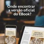 Ilustração noir de uma estudante de Direito e uma idosa armada, sob chuva, com um tribunal ao fundo.