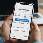 Ilustração de Kenna segurando uma carta diante de um bar ao entardecer, simbolizando a busca por perdão e redenção em 'Uma segunda chance' de Colleen Hoover.