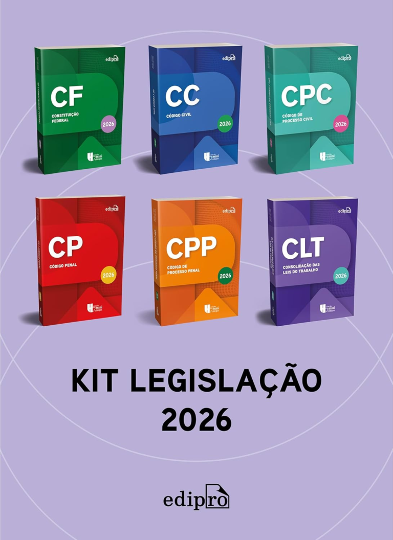 Kit Legislação 2026 – Edipro | Vade Mecum Estratégico